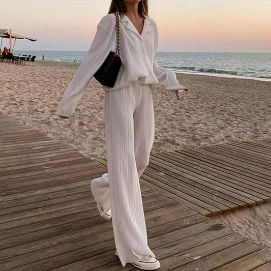 Guest Dressed-Women's Oversized Pant Suit - Several Colors Available