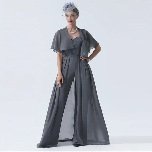 Guest Dressed-Mother Of The Bride/Groom Dresses Wedding Pantsuits