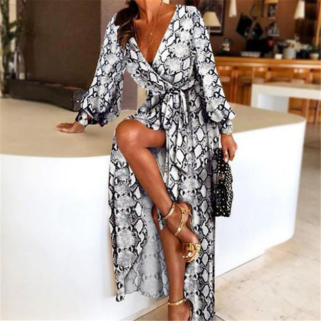 Guest Dressed-Sexy Maxi Dress with Slit