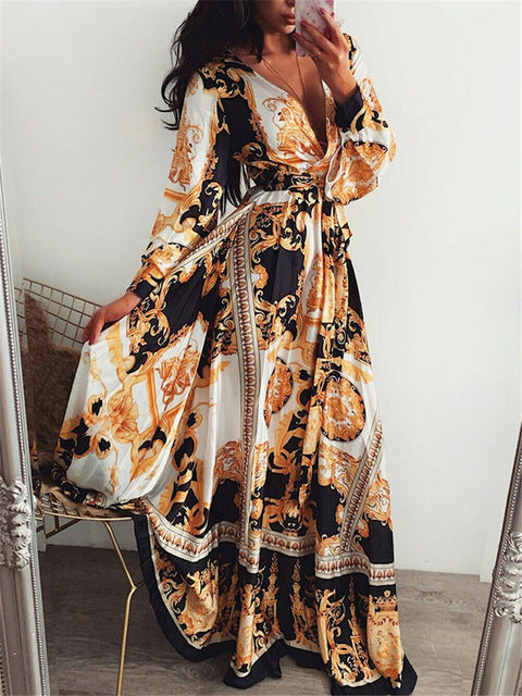 Guest Dressed-Sexy Maxi Dress with Slit