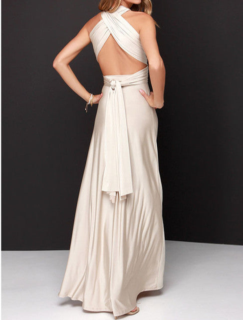 Guest Dressed-Stunning Multiway Convertible Maxi Dress