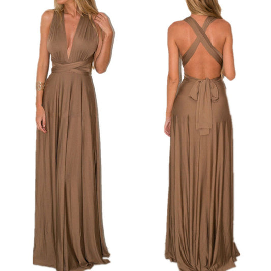 Guest Dressed-Stunning Multiway Convertible Maxi Dress
