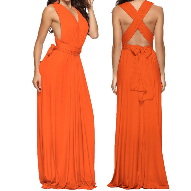 Guest Dressed-Stunning Multiway Convertible Maxi Dress