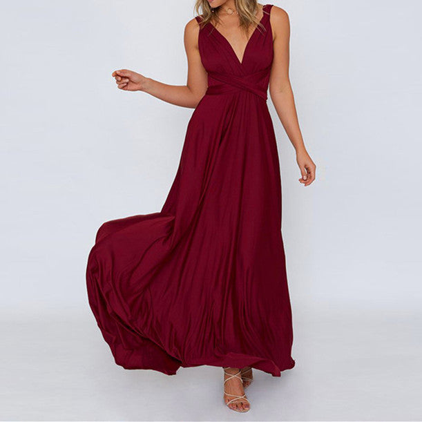 Guest Dressed-Stunning Multiway Convertible Maxi Dress