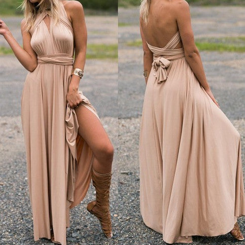 Guest Dressed-Stunning Multiway Convertible Maxi Dress