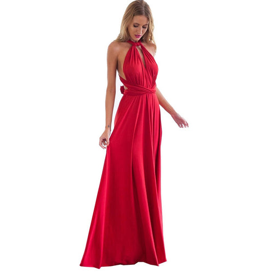 Guest Dressed-Elegant Multiway Convertible Maxi Dress