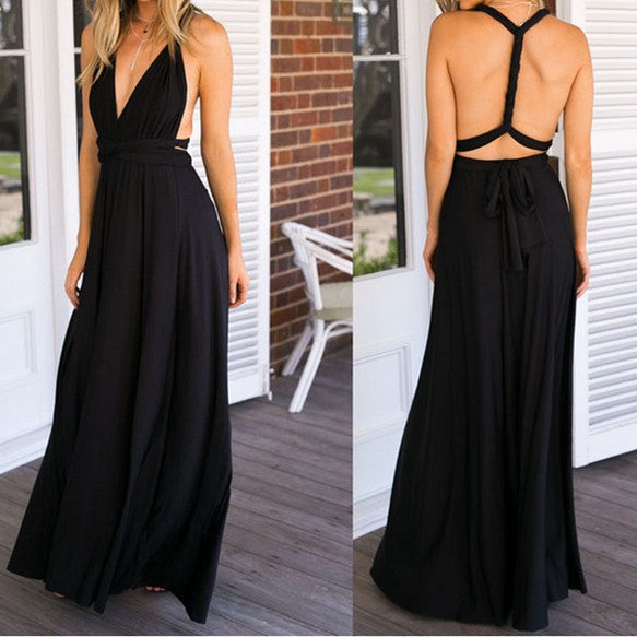 Guest Dressed-Stunning Multiway Convertible Maxi Dress